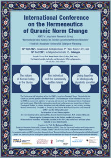 Towards entry "International Conference on the Hermeneutics of Quranic Norm Change – 14th-15th October 2021"