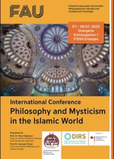 Towards entry "International Conference: Philosophy and Mysticism in the Islamic World – 07th-08th July 2022"